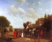 Agasse, Jacques-Laurent The Last Stage on the Portsmouth Road Sweden oil painting reproduction